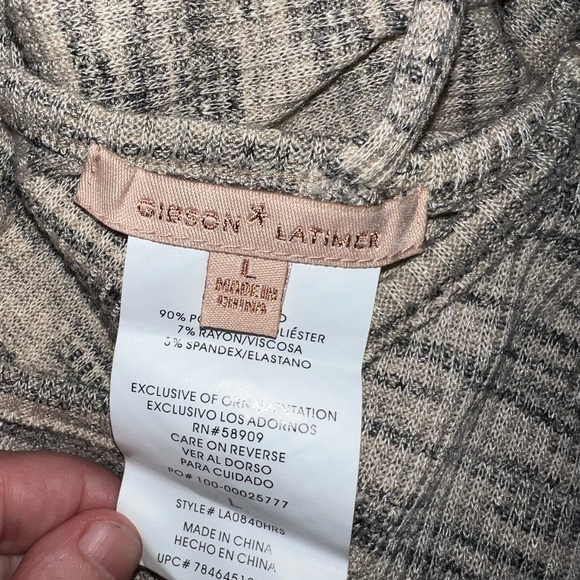 Gibson Latimer High Low Oversized Tunic - Picture 5 of 6